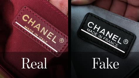 chanel fake real